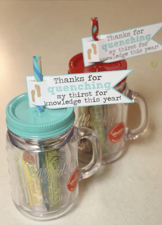 End Of Year Teacher Gifts Printables