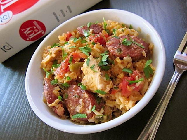 Freezer Friendly Jambalaya @ BudgetBytes.com