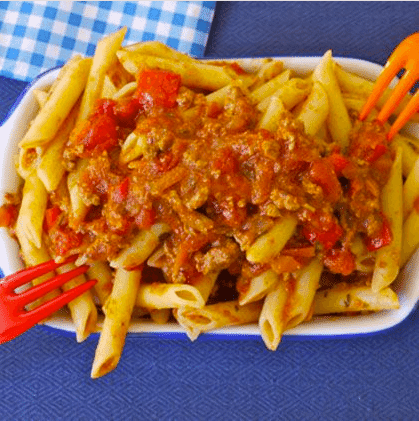 Slow Cooker Meaty Pasta Sauce @ Spoonful.com