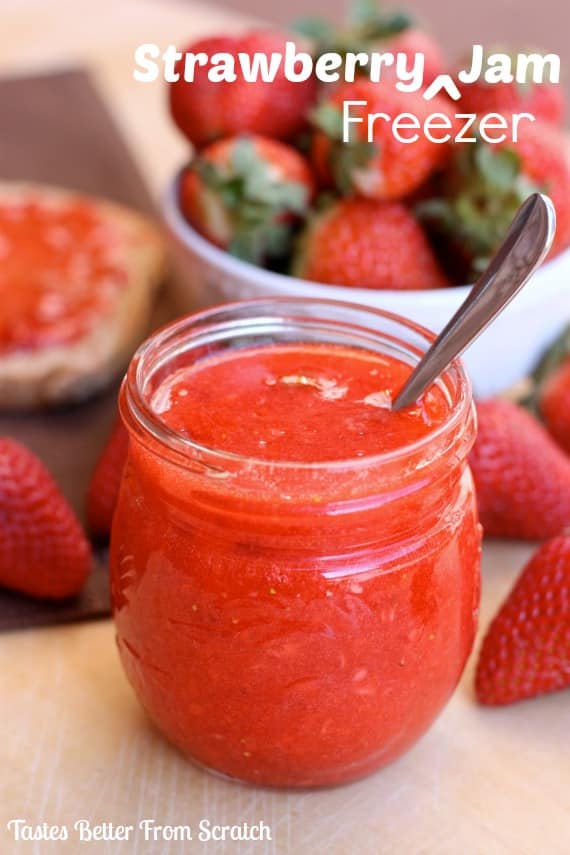 Homemade Strawberry Freezer Jam