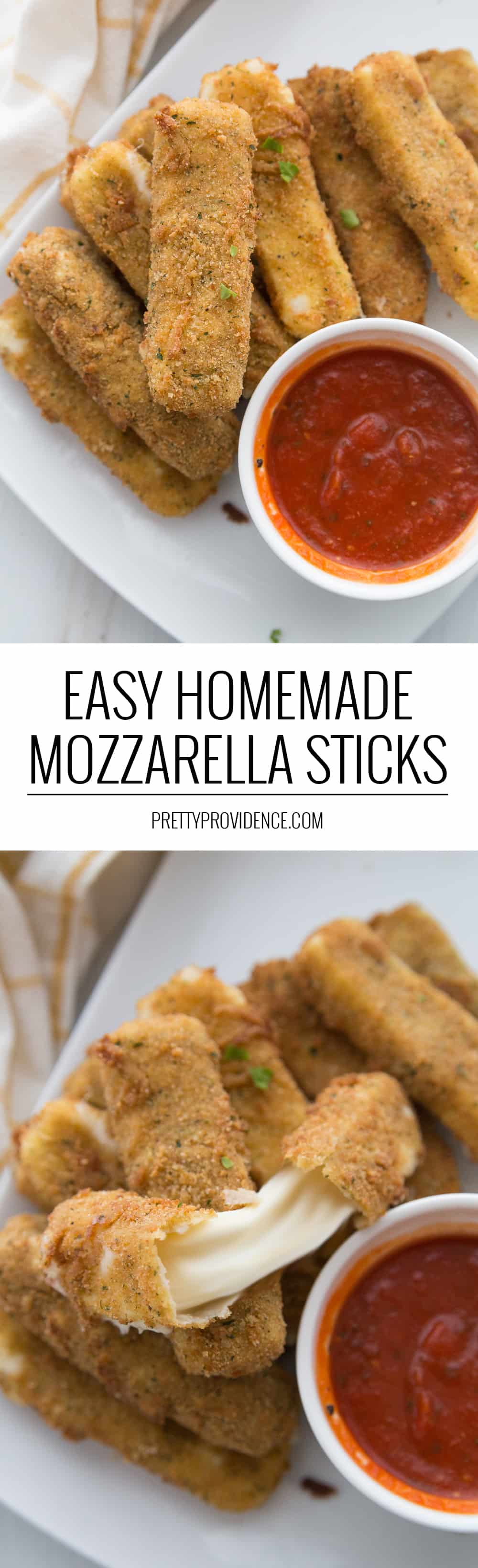 Easy Homemade Mozzarella Sticks AKA: Cheese Sticks