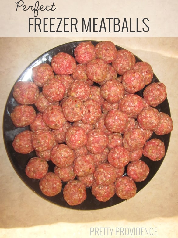 perfect freezer meatballs! 