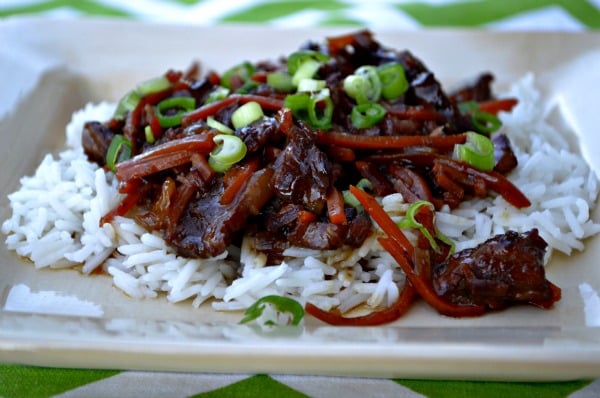 freezer crockpot mongolian beef @ onceamonthmeals.com