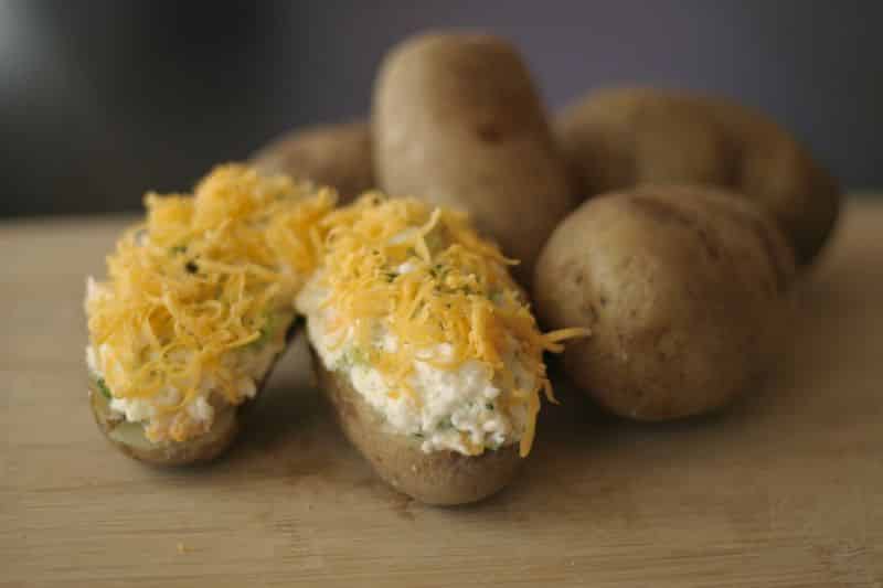 Freezer Twice Baked Potatoes @ onceamonthmeals.com