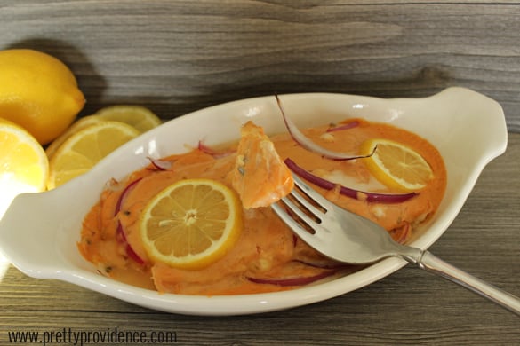 Easy and delicious salmon island salmon! 