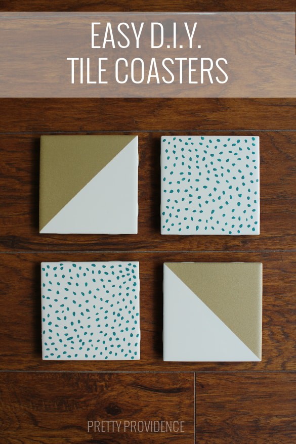 Diy Painted Tile Coasters, What Kind Of Paint To Use On Tiles For Coasters