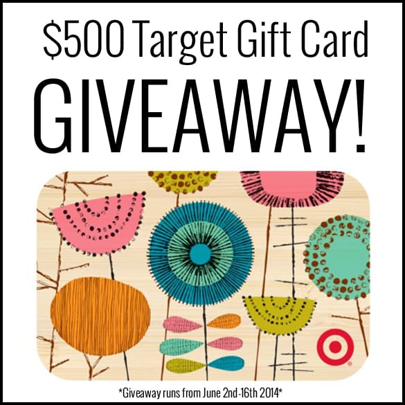 $500 Target Gift Card Giveaway!