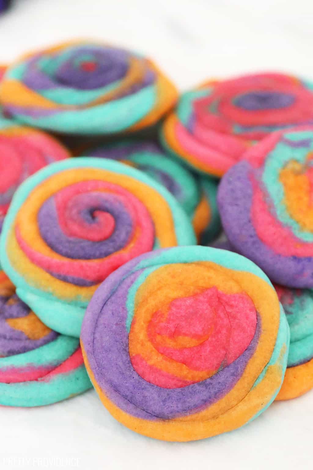 Tie Dye Sugar Cookies