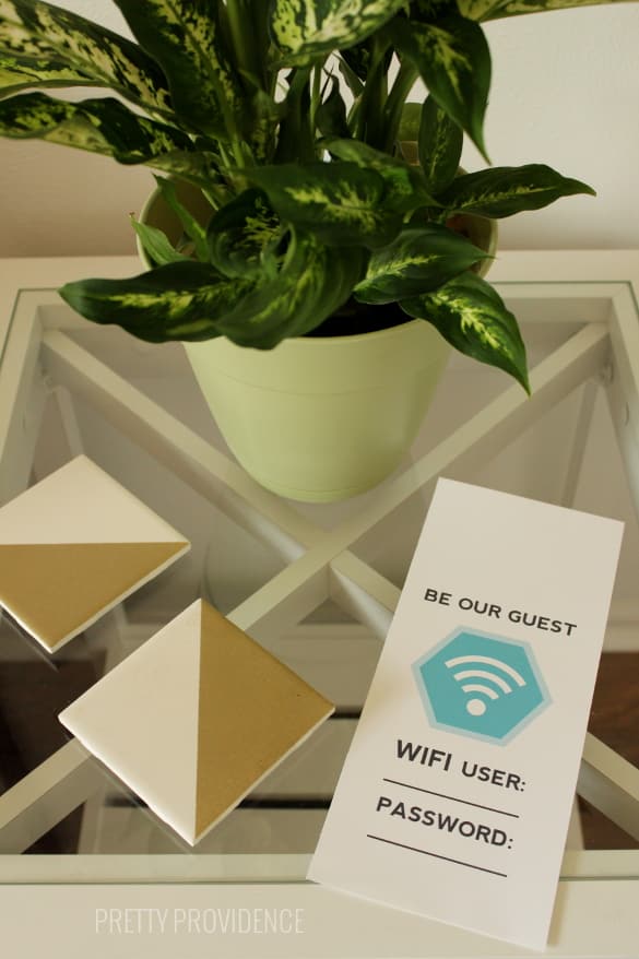 Free Guest Wifi Card Printable