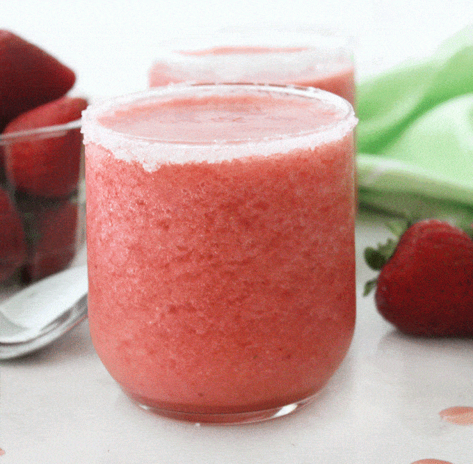 Easy Low-Cal Strawberry Slush
