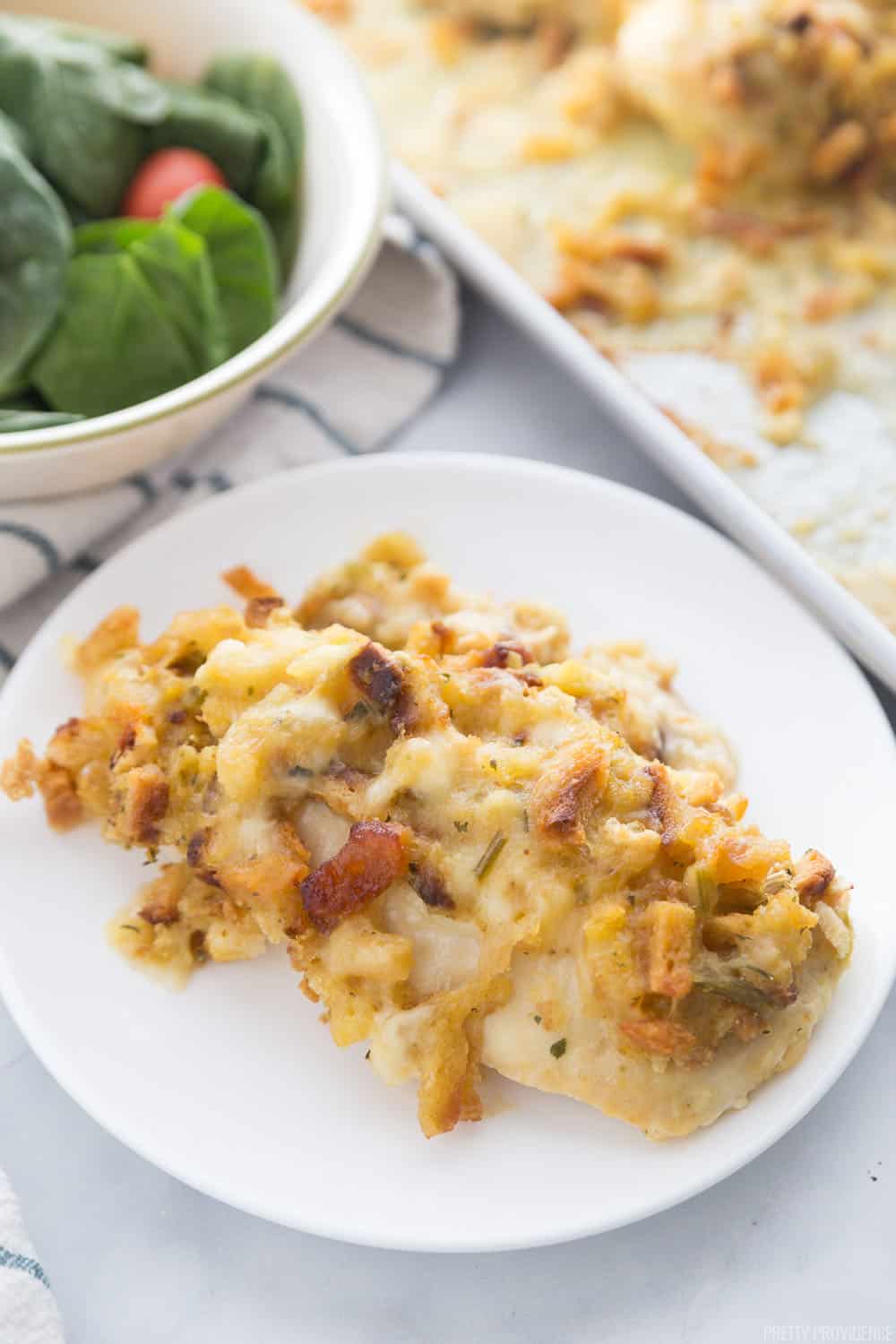 Chicken and Stuffing Bake