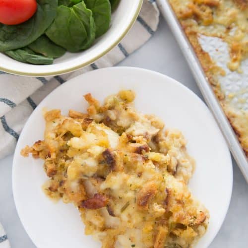 Chicken and Stuffing Bake Recipe - Pretty Providence