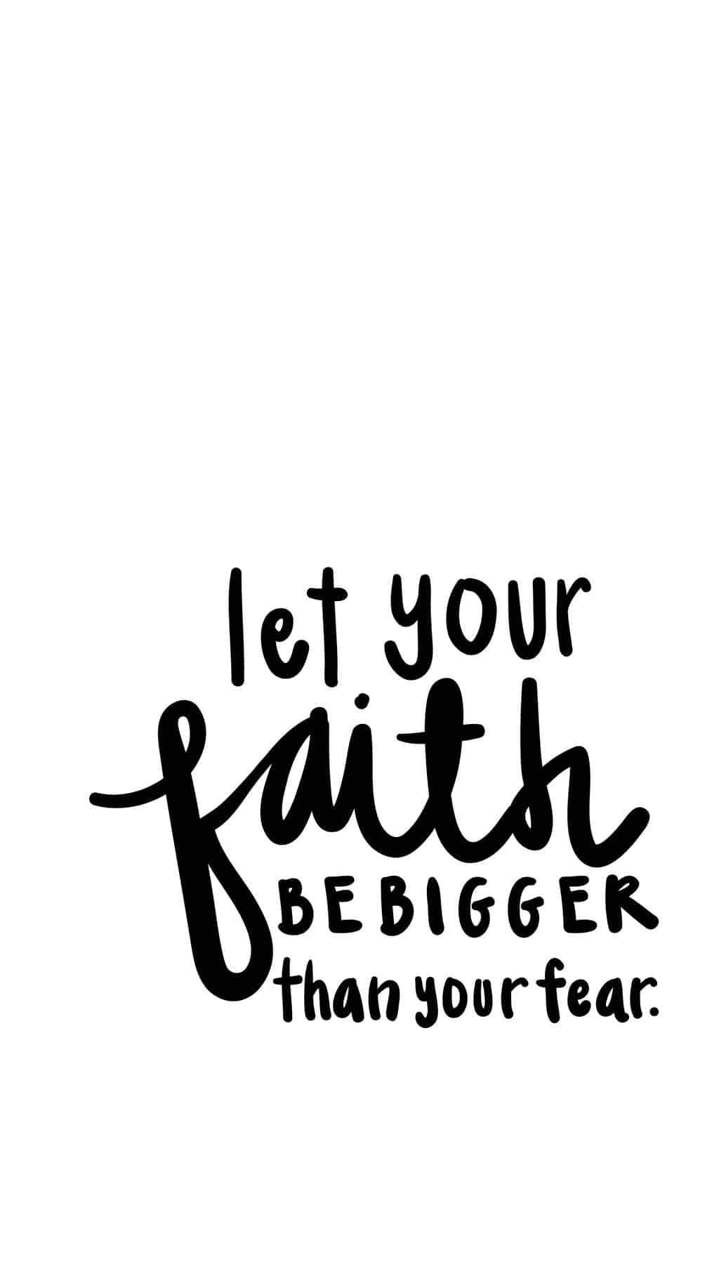 Faith iphone wallpaper