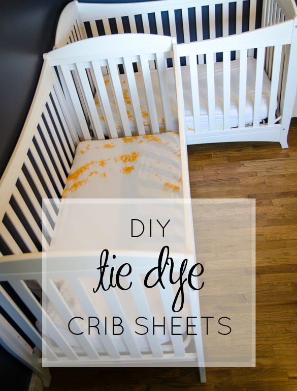 DIY Tie Dye Crib Sheets Pretty Providence