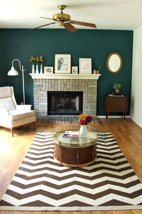 Repurpose a vintage drum into a coffee table!