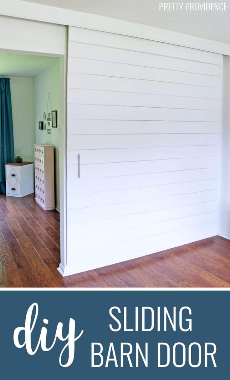 DIY Sliding Barn Door Under $250 - Pretty Providence