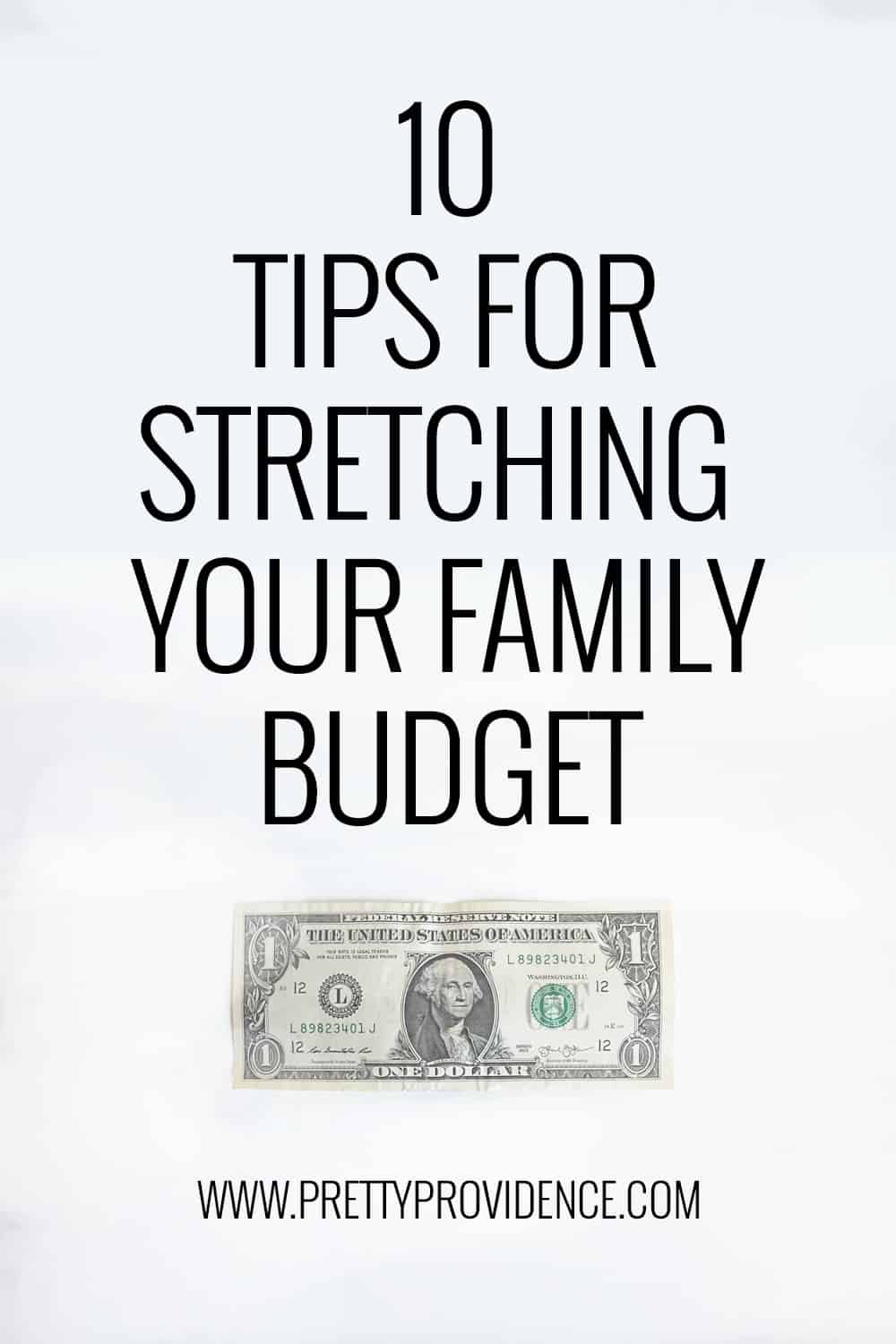 Some really great ideas and reminders in here for stretching your family budget!