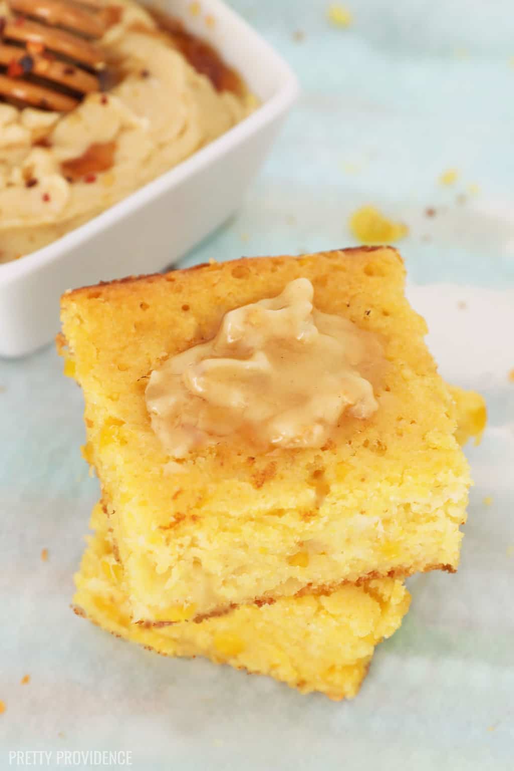 My Grandma's AMAZING semi-homemade cornbread recipe! No one you make this for would believe how easy it is to make.. to die for good! 