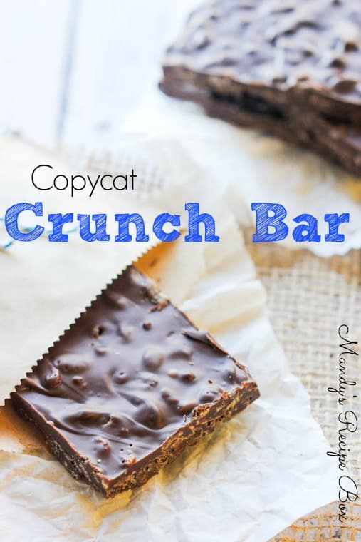 Copycat Crunch Bar