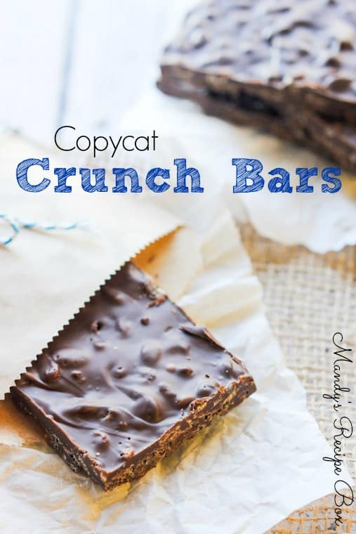 Copycat Crunch Bars