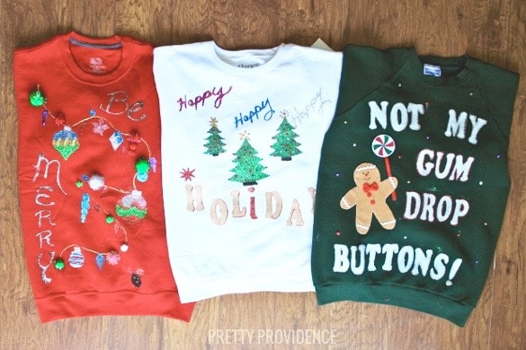 A "make-your-own-ugly-sweater" party - twist on the traditional! Basically a craft night!!! prettyprovidence.com