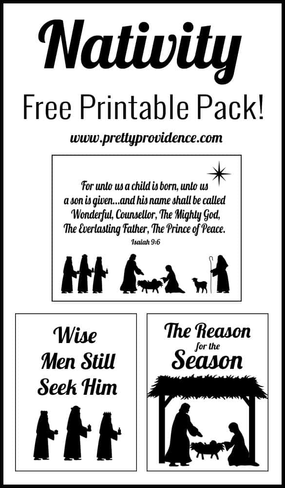 Nativity Themed Free Printables
