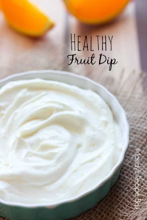 Healthy Fruit Dip