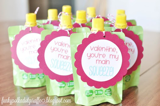 "Main Squeeze" Applesauce Valentine