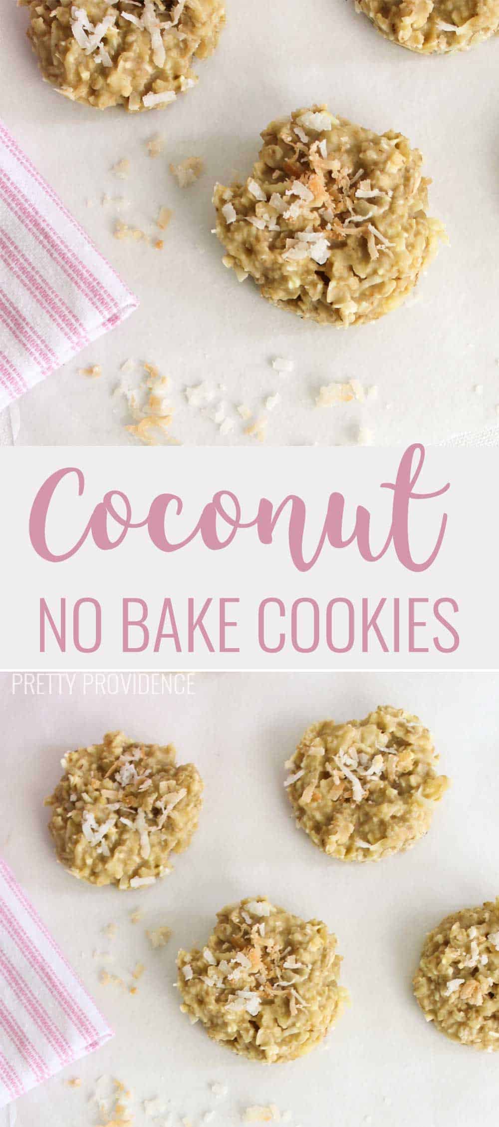 Coconut No Bake Cookies