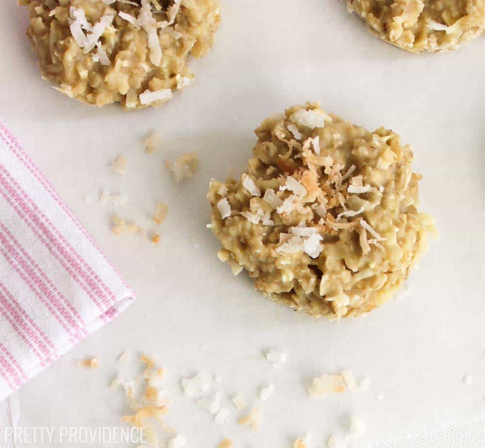 No bake coconut deals cookies