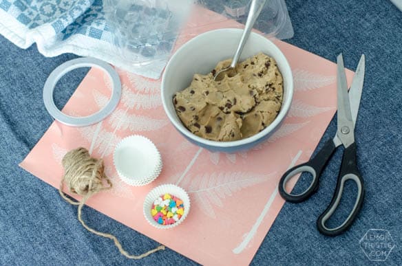 Gift This: Cookie Dough Care Package- this is awesome! Then they could bake a few whenever they wanted instead of wasting a bunch