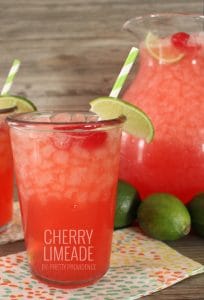 Literally the best fizzy cherry limeade I have ever had! So easy to whip together and sure to please any crowd! This one is a must try.