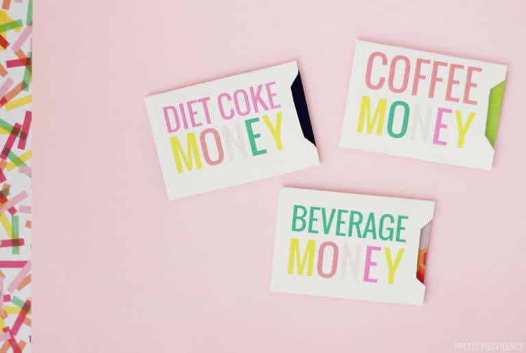 Gift card envelopes, free to print, for birthdays or holidays!