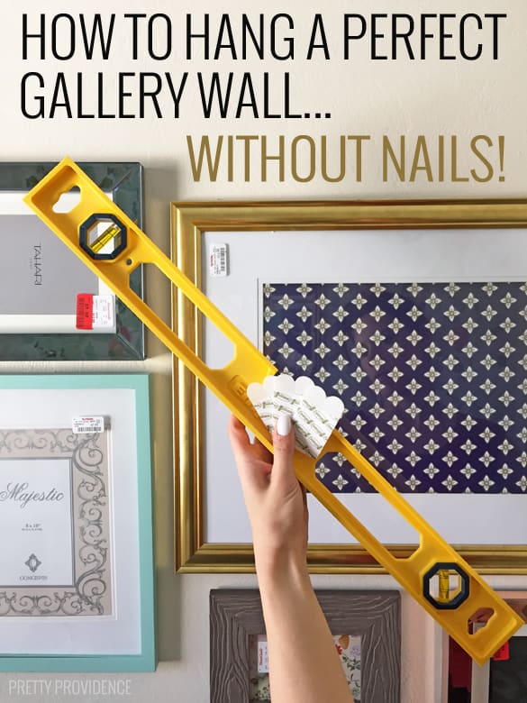 How to Hang a Perfect Gallery Wall... Without Nails
