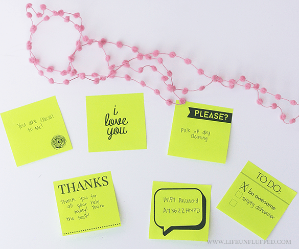 printable post it notes