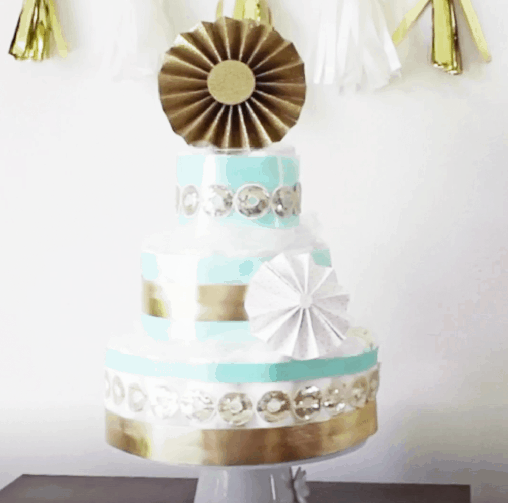 Coolest Diaper Cake Instructions and Ideas