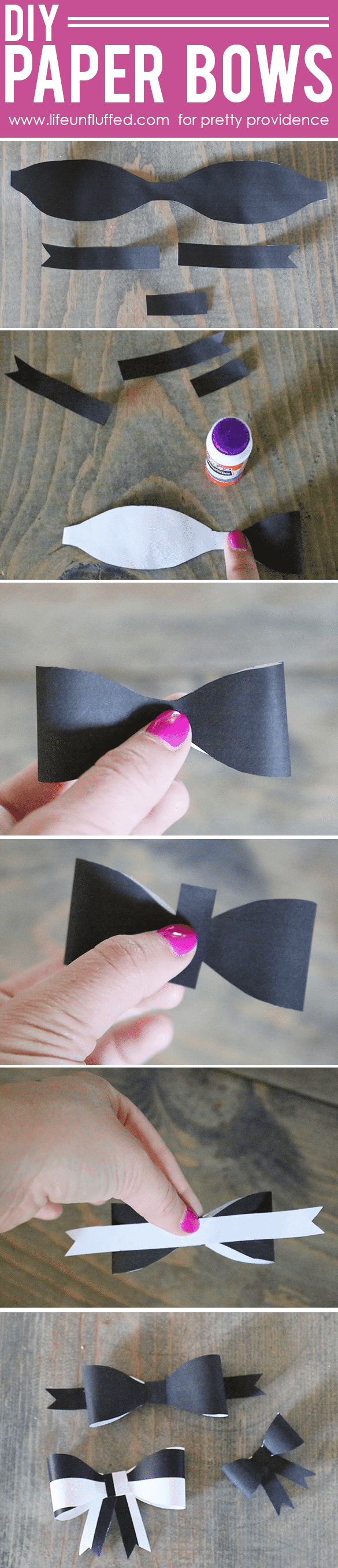 diy paper bows