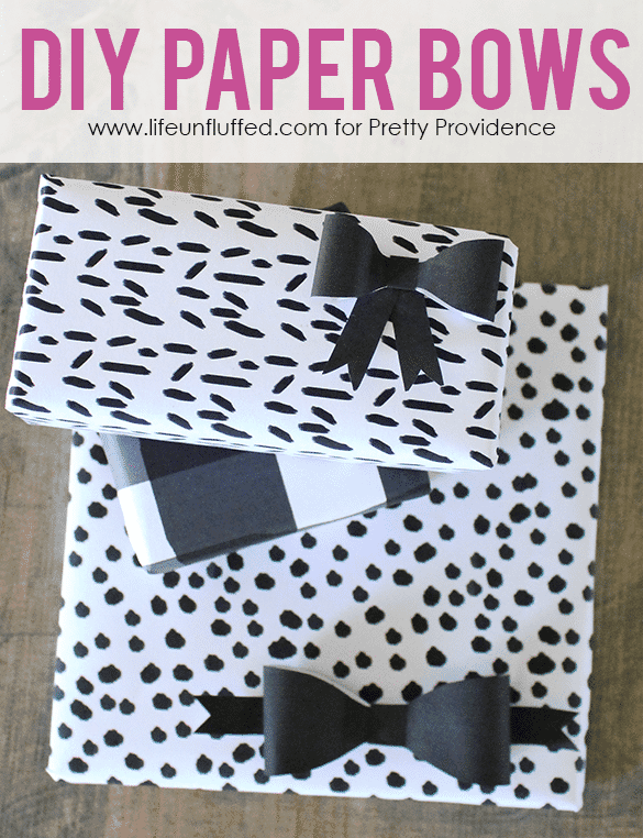 Christmas Wrapping {Paper Bow Template Free Printable} – Dixie Delights