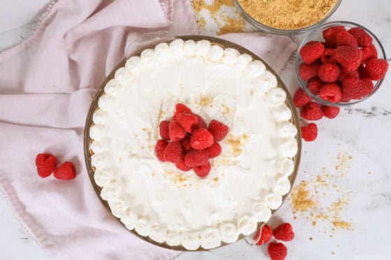 Raspberry Cream Cheese Pie