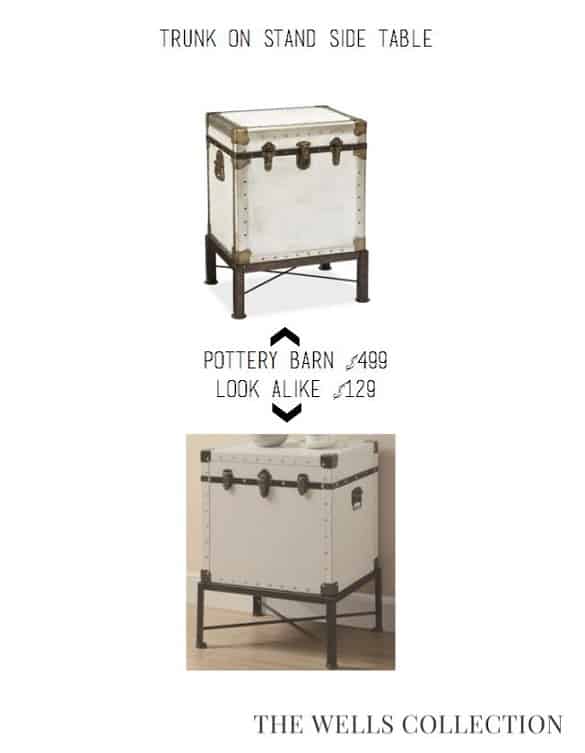 Pottery Barn Trunk Table for Less