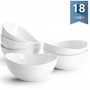 white bowls