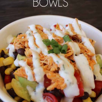 I literally eat this recipe twice a week since I've started my healthy lifestyle! These healthy buffalo chicken bowls are to die for good!