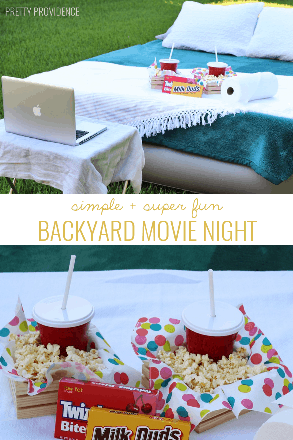 Movie Night Neighbor Gift Idea - Tastefully Frugal