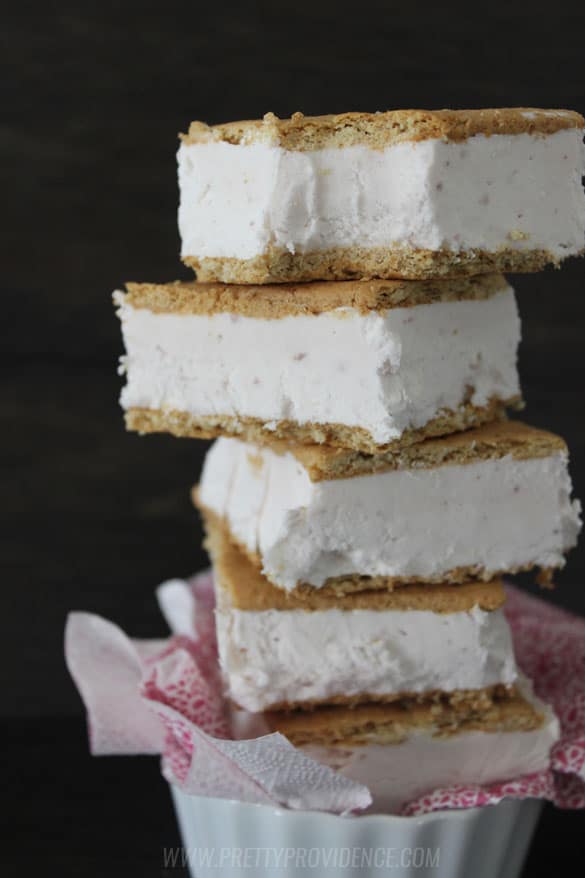 Skinny Frozen Yogurt Sandwiches