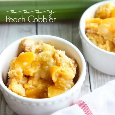 Easy Peach Cobbler