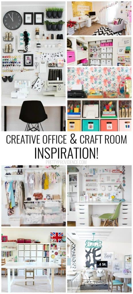 Craft Room + Creative Office Ideas