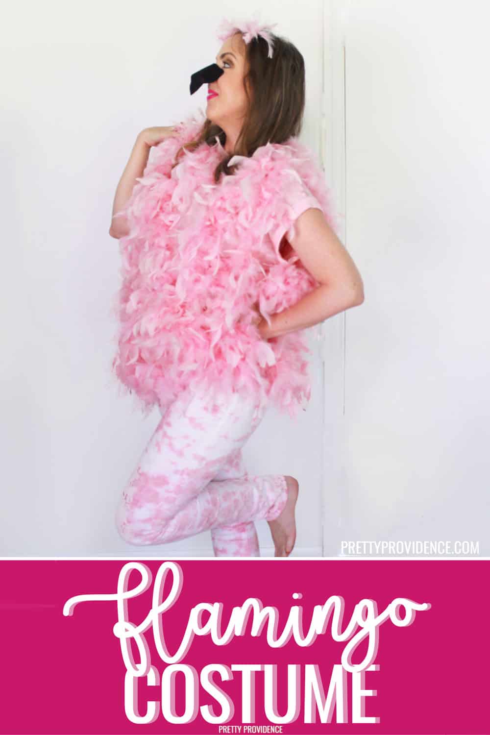 Easy DIY Flamingo Costume