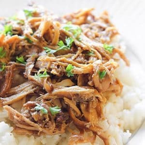 Teriyaki Chicken is so easy to make! The perfect tender, flavorful crock pot option for these cold crazy months!