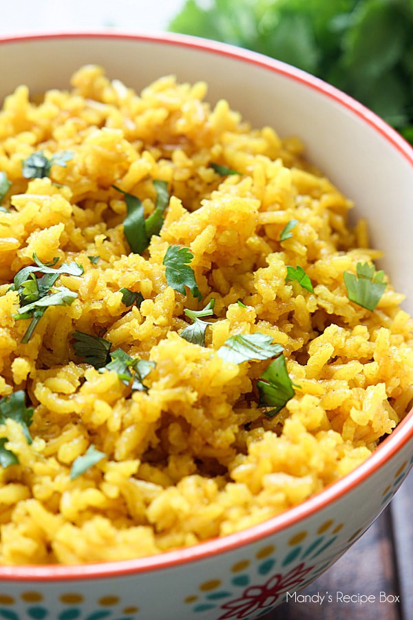 Yellow Rice | mandysrecipeboxblog.com