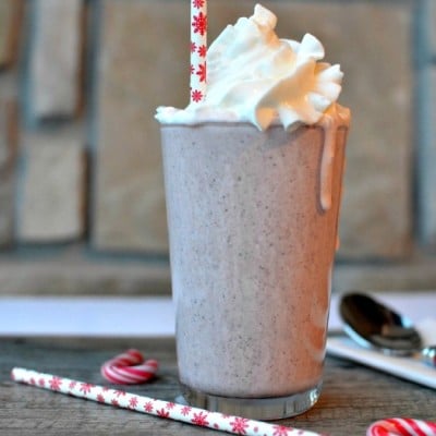 Copy Cat Chick-fil-A Peppermint Chocolate Chip Milkshake: A Festive, Holiday Treat | Pretty Providence